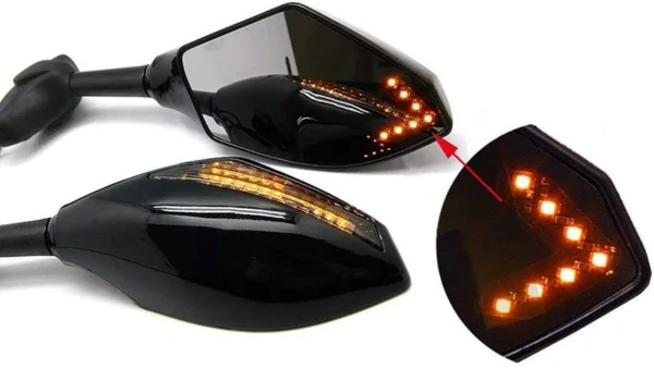 Bike Mirror with Indicator