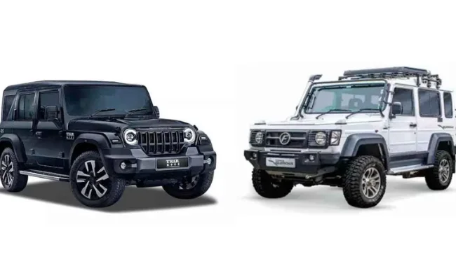 Force Gurkha vs Mahindra Thar