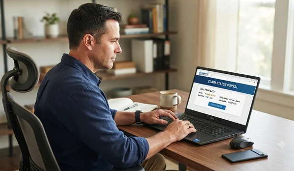 Check the Claim Status Online