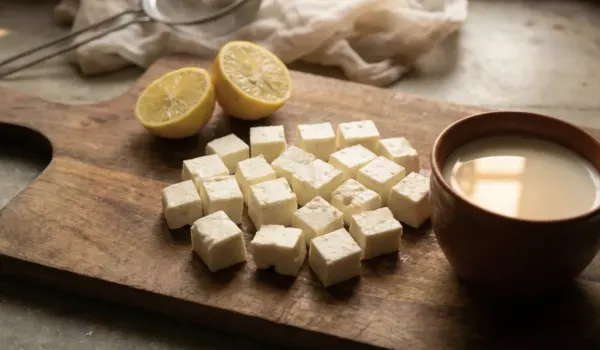 Homemade Paneer