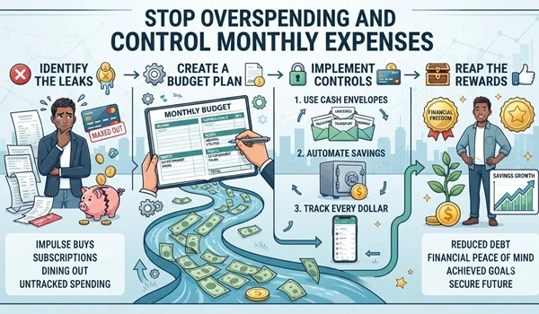 How to Stop Overspending and Control Monthly Expenses